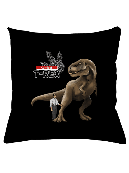 Komisař T-Rex polštář Black
