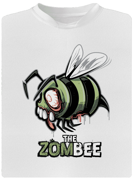 ZomBee pánské sportovní tričko White