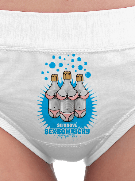 Sexbombičky dámské kalhotky White