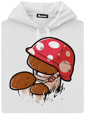 Hřib dámská mikina klokanka White