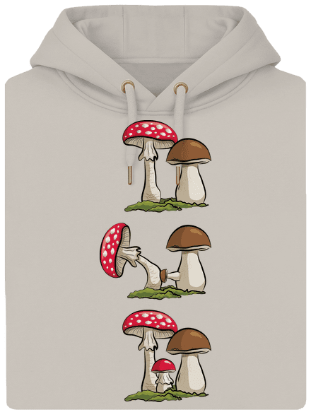 Z houbařské kroniky unisex mikina premium Pastel Macchiato