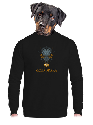 unisex mikina bez kapuce