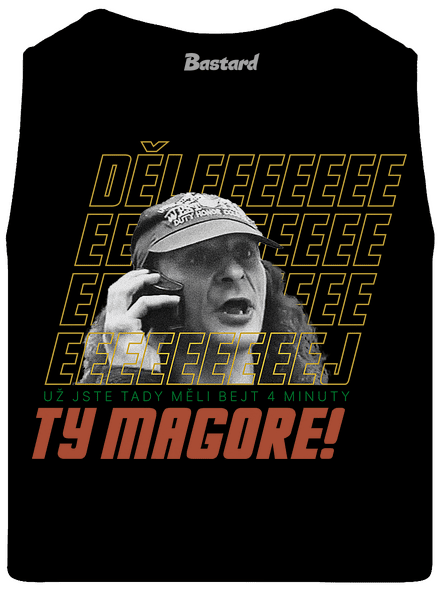 B18: Jiří Kára pánské tílko Black