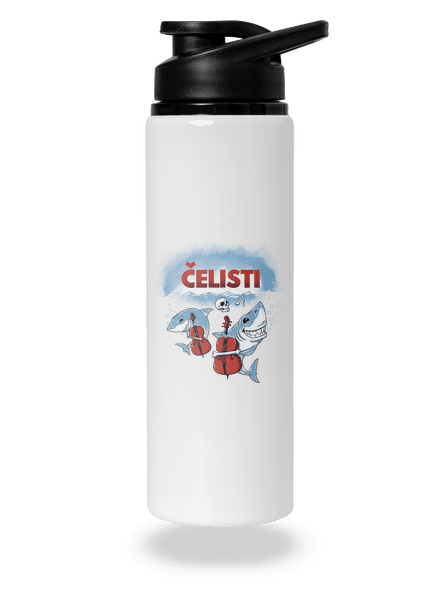 Čelisti lahev na vodu White