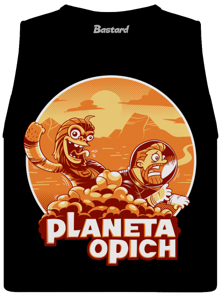 Planeta opich dámské tílko volné Black