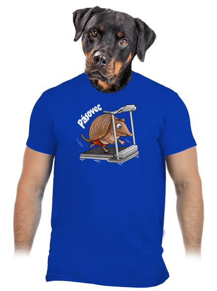 Pásovec pánské tričko Royal Blue