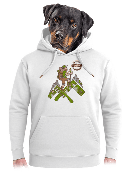 Turista unisex mikina premium Snowwhite