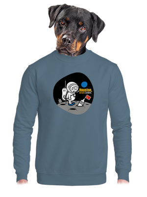 unisex mikina bez kapuce