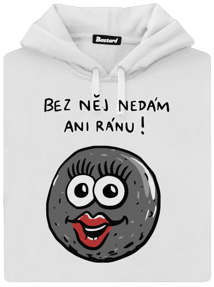 Dělo a koule dámská mikina klokanka White