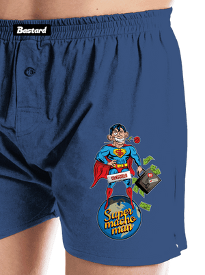 Supermachoman pánské trenky Blue