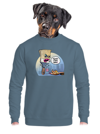 unisex mikina bez kapuce