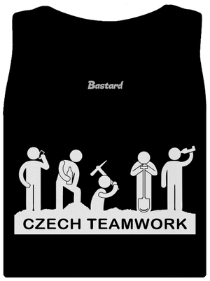 Czech Teamwork dámské tílko klasické Black
