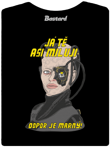 Zamilovaný Borg dámské tričko premium Black
