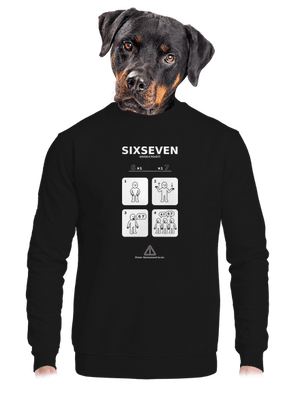 unisex mikina bez kapuce