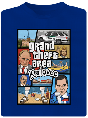 Královec pánské sportovní tričko Royal Blue Mal