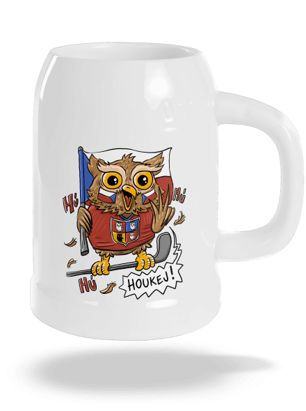 Houkej půllitr White