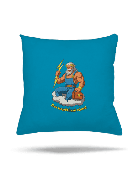 Bez napětí ani ránu polštář Blue Turquoise
