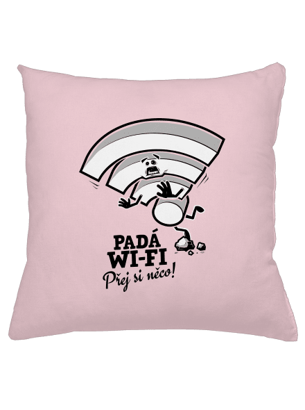 Padá wi-fi polštář Light Pink