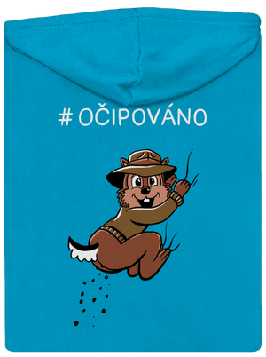 Očipováno dámská mikina na zip Blue Atol