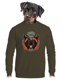 unisex mikina bez kapuce