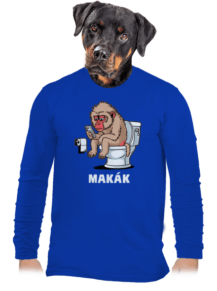 Makák pánské dlouhý rukáv Royal Blue