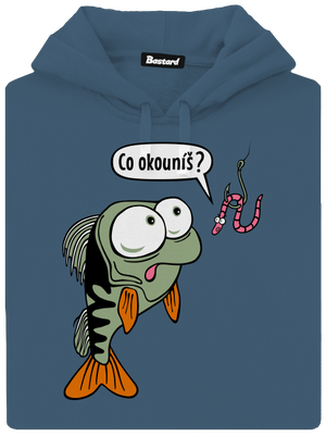 Co okouníš? dámská mikina klokanka Denim