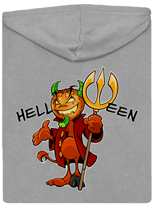 Helloween pánská mikina na zip Light Melange