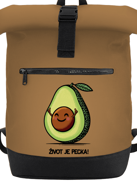 Život je pecka batoh Caramel