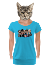 dámské tričko s lemem