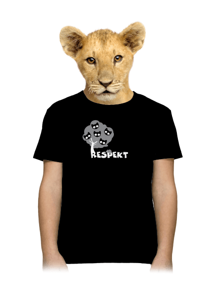 Respekt dětské tričko Black