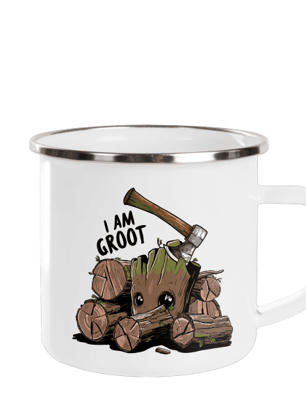 I Am Groot plecháček White