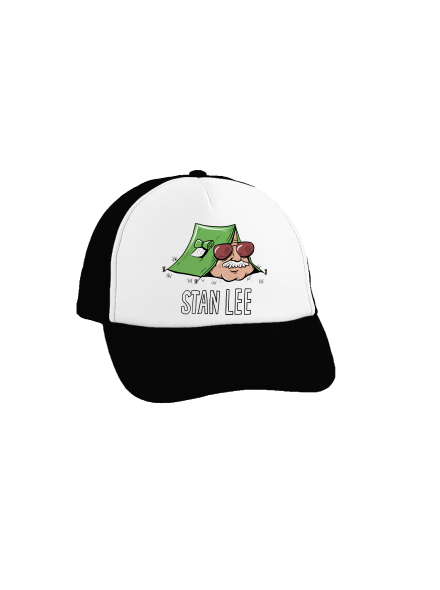 Stan Lee kšiltovka truckerka Black cap