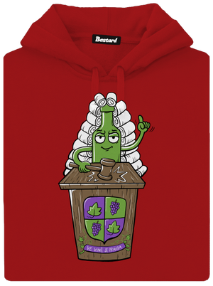 Ve víně je pravda dámská mikina klokanka Red Mal