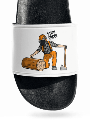 Dřevorubec pantofle White