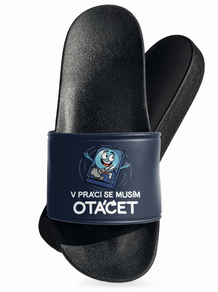 Musím se otáčet pantofle Navy