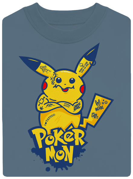 Pokérmon unisex mikina bez kapuce Nordic Blue