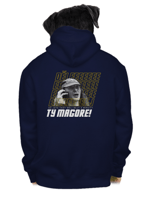 B18: Jiří Kára pánská mikina na zip Navy