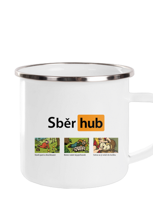 Sběr hub plecháček White