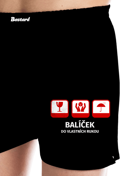 Balíček pánské trenky Black