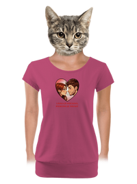 dámské tričko s lemem