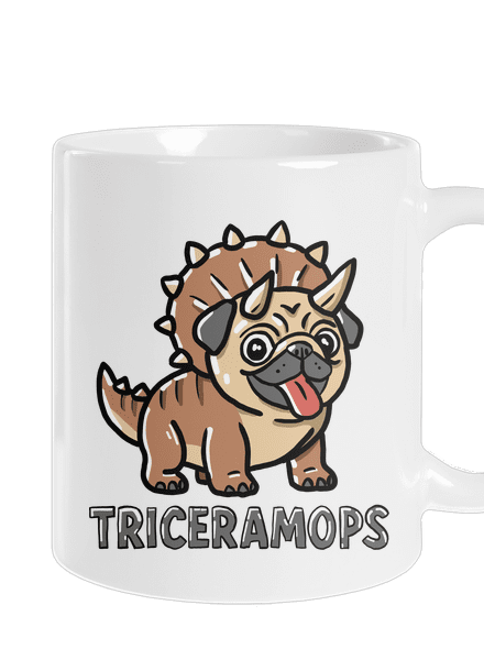 Triceramops klasický hrnek White