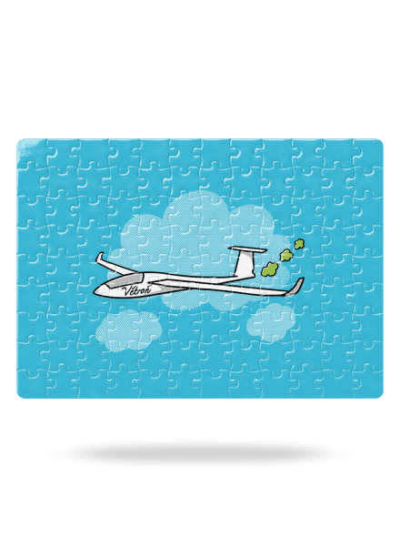 Větroň puzzle White
