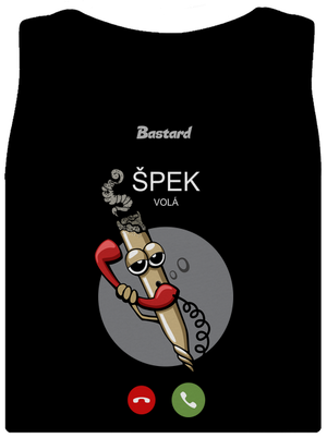 Špek volá dámské tílko klasické Black