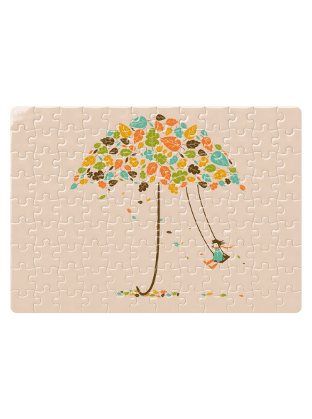 Radost z podzimu puzzle White