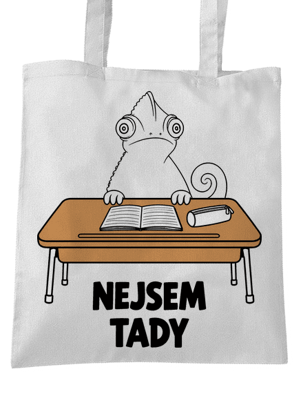 Nejsem tady taška White