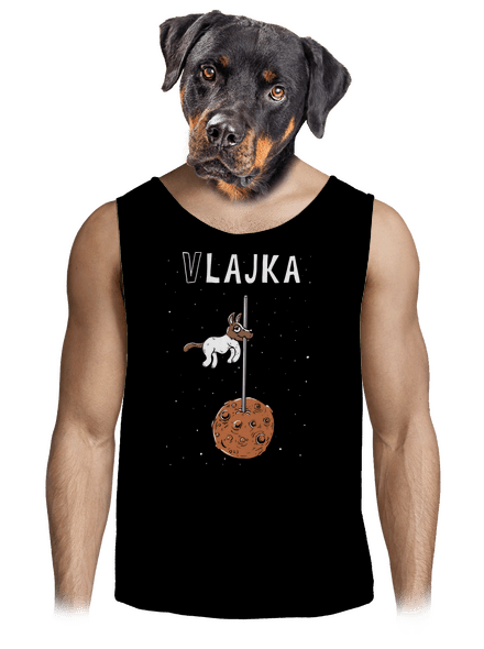 Vlajka pánské tílko Black
