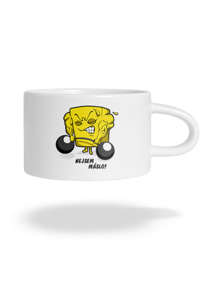 Nejsem máslo hrnek makronka White