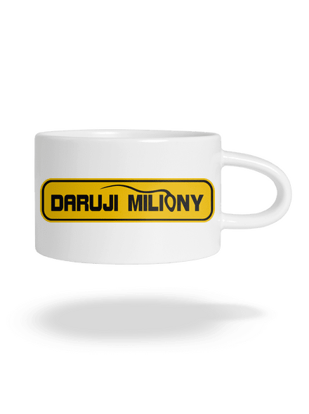 Miliony hrnek makronka White