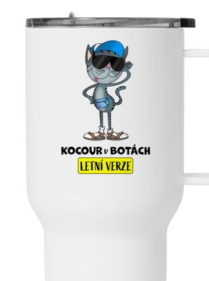 Kocour v botách termohrnek White