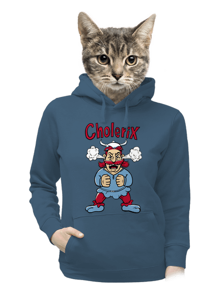 Cholerix dámská mikina klokanka Denim